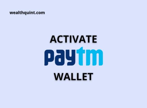 activate paytm wallet