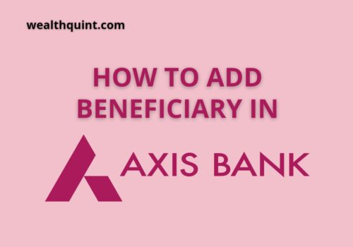 add beneficiary in axis bank