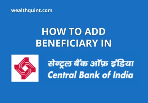 add beneficiary in central bank of india