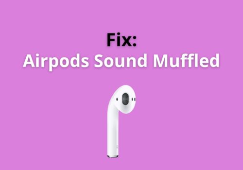 airpods sound muffled