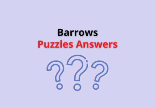 barrows puzzle answers