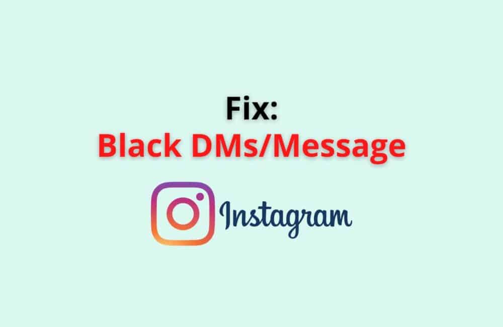 black dm: message instagram