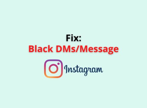 black dm: message instagram