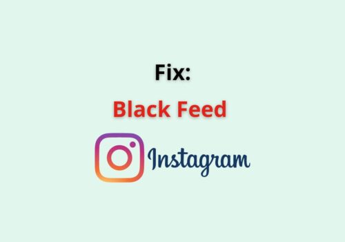 black feed instagram