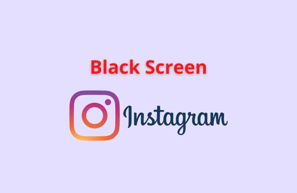 blank screen instagram