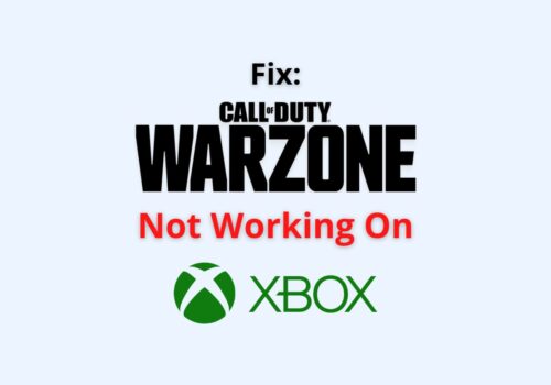 call duty warzone not working on xbox