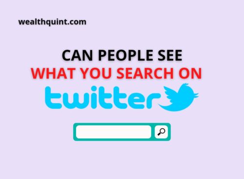can people see what you search on twitter