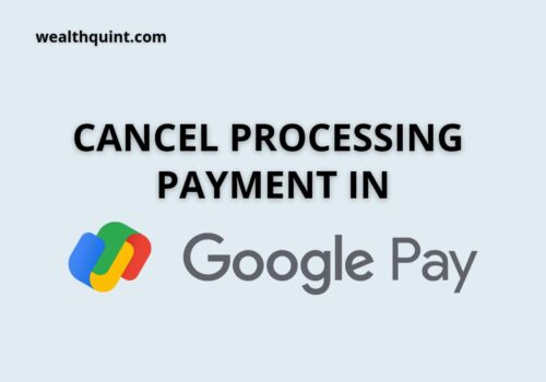 cancel processing payment in google pay