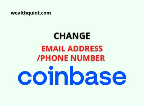 change emaild address phone number coinbase