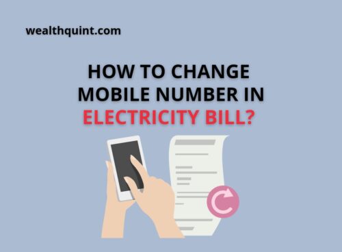 change mobile number in electricity bill