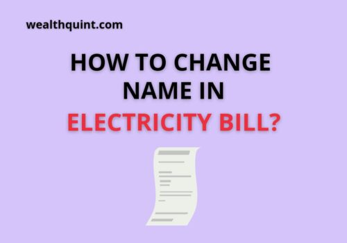 change name in electricity bill