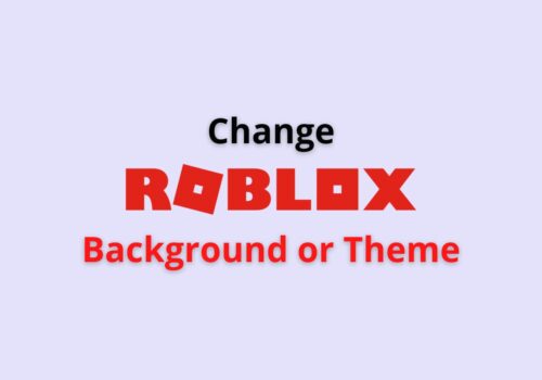 change roblox background or theme