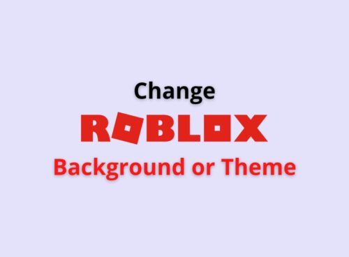 change roblox background or theme