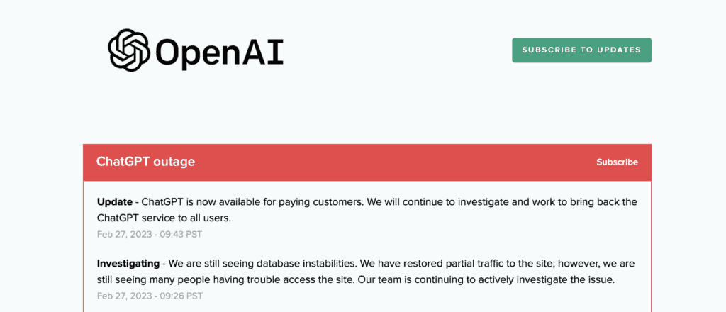How to Fix "A Timeout Occurred" on ChatGPT 2 chatgpt down maintence