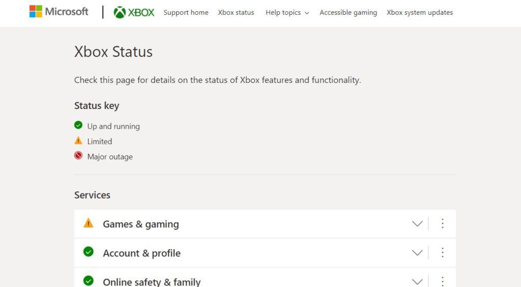 How To Fix Palworld Not Working, Not launching On Xbox, PC 3 check the Xbox server status to Fix Palworld not working Not launching on Xbox PC
