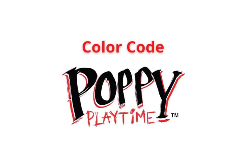 color code poppy playtime