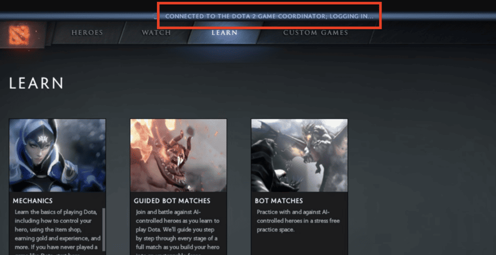 How to Fix "Connected to the Dota 2 Game Coordinator Logging In" Error 2 connected to the dota 2 game coordinator logging in