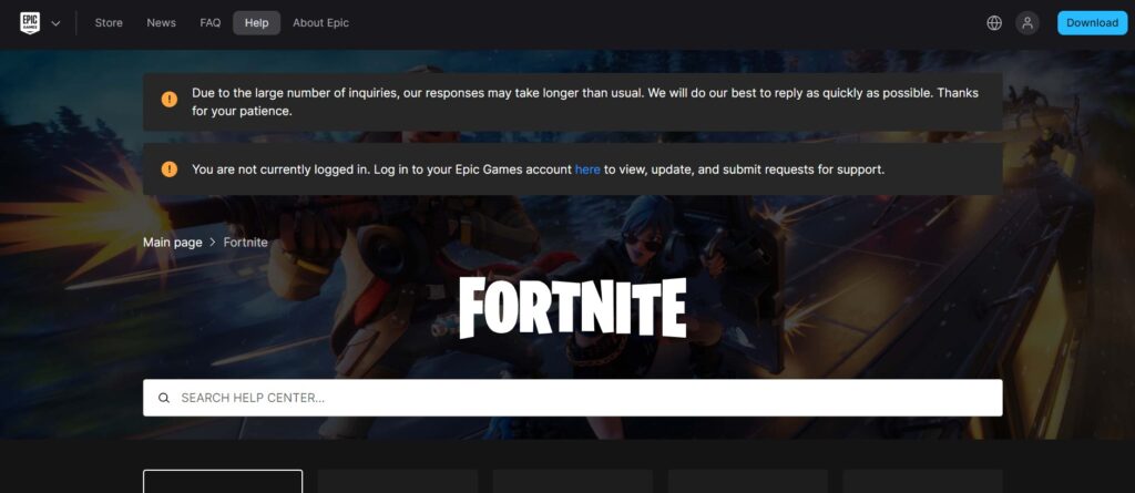 How To Fix Fortnite You Are Unable To Play This Game At This Time 3 contact Fortnite support to Fix fortnite you are unable to play this game at this time