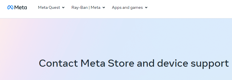 How To Fix Meta Quest 2 Not Casting To PC & Phone 2 contact support for issue of Meta Quest 2 not casting to PC phone