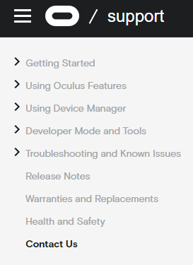 How To Fix Rainbow Lines On Oculus Screen Quest 2 2 contact support for issue of Rainbow Lines On Oculus Screen Quest 2