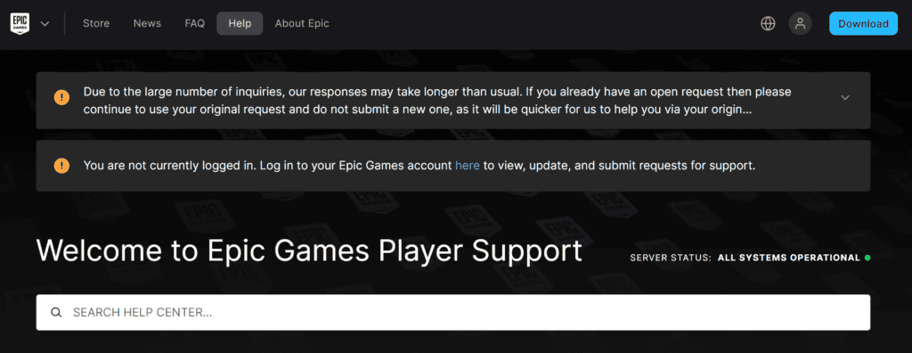 How To Fix Epic Games Library Not Loading 3 contact support team of Epic Games for library not loading