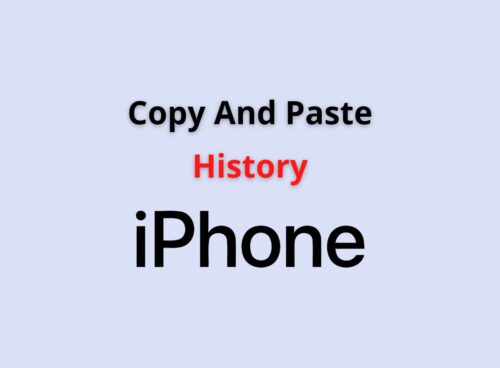 copy and paste history iphone
