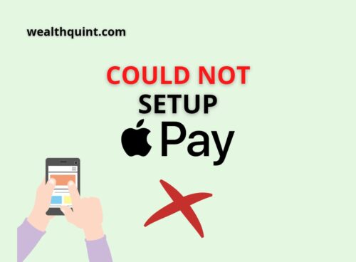 coud not setup apple pay