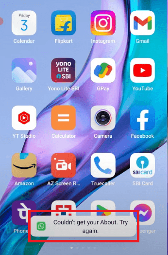 How to Fix "Couldn't Get Your About Try Again" on WhatsApp 1 couldnt get your about try again whatsapp 2 2