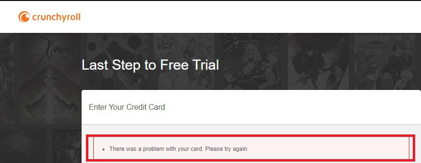 How To Fix Crunchyroll Free Trial Not Working 1 crunchyroll free trial not working