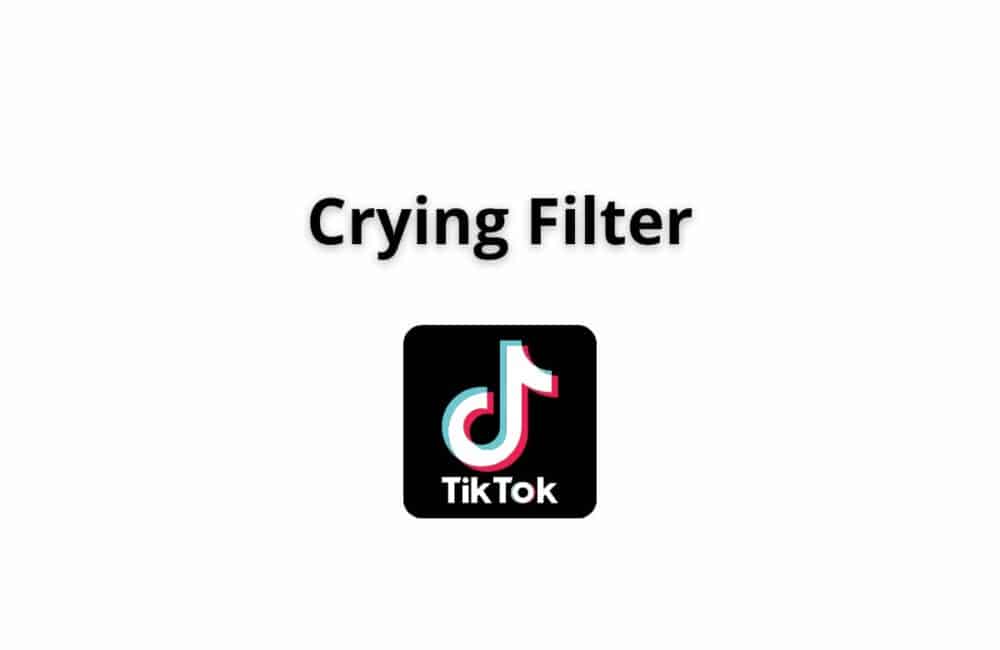 crying filter tiktok