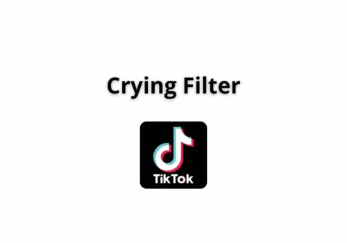 crying filter tiktok