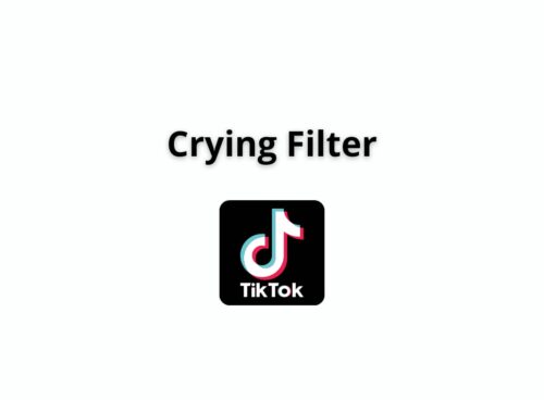 crying filter tiktok