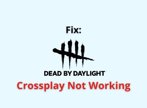 dead by daylight crossplay not working