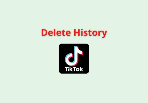 delete history titkok