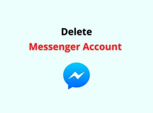 delete messenger account