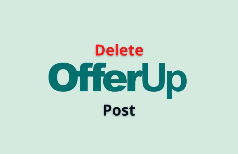 delete offerup post