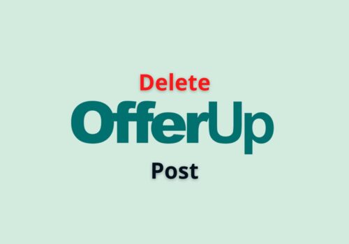 delete offerup post