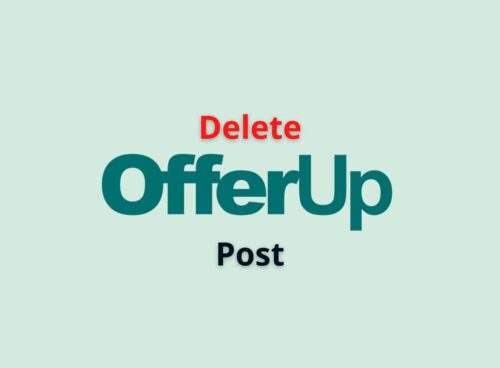delete offerup post