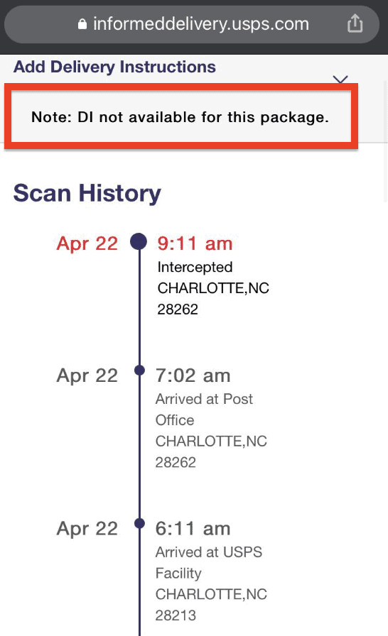 What Does "DI Not Available for This Package" Mean 1 di not available for this package USPS