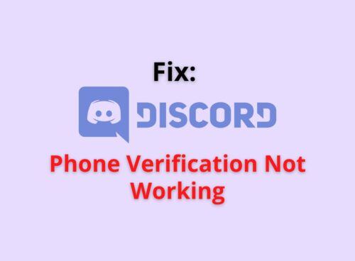 discord phone verification not working