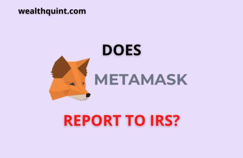 does Metamask report to irs