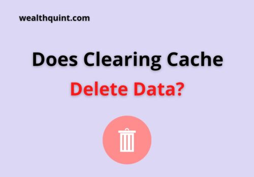 does clearing cache deleting data