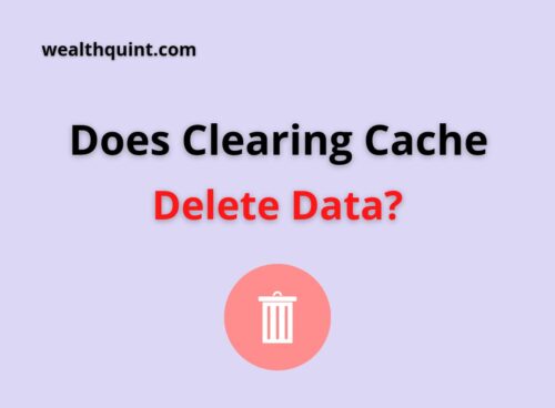 does clearing cache deleting data