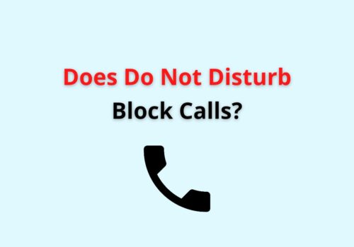 does do not disturb block calls