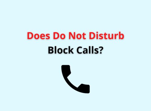 does do not disturb block calls