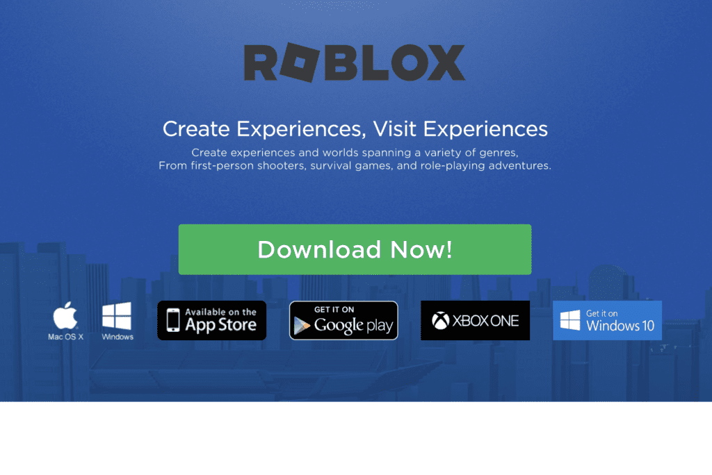 downloading the web version of the Roblox client