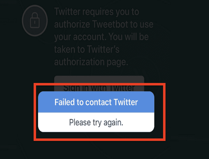 How to Fix "Failed to Contact Twitter" on Tweetbot 2 failed to contact twitter tweetbot