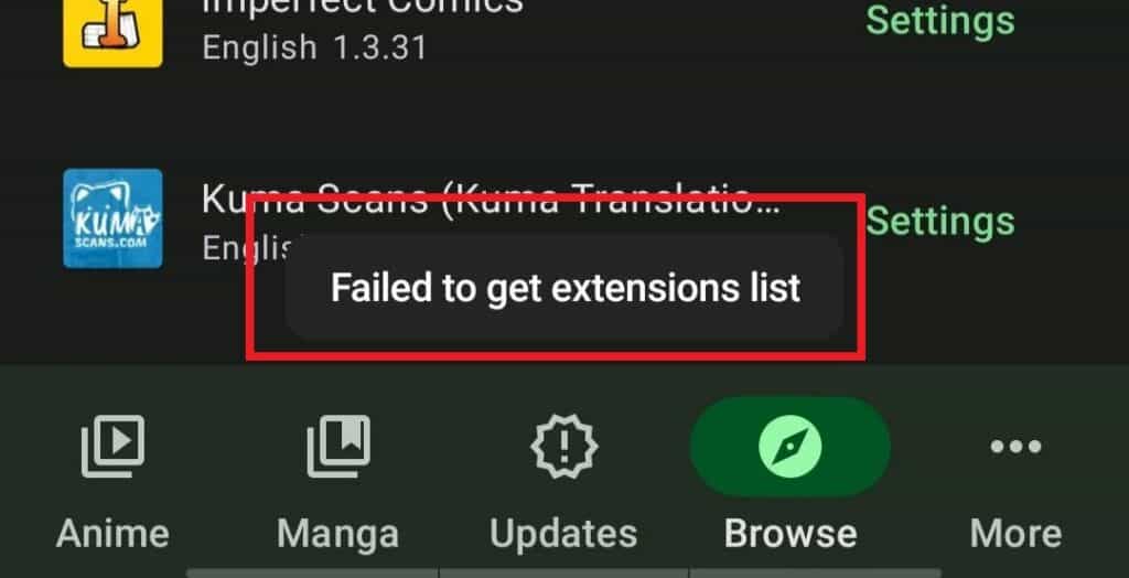 How To Fix Aniyomi's “Failed To Get Extension List” 1 failed to get extension list aniyomi