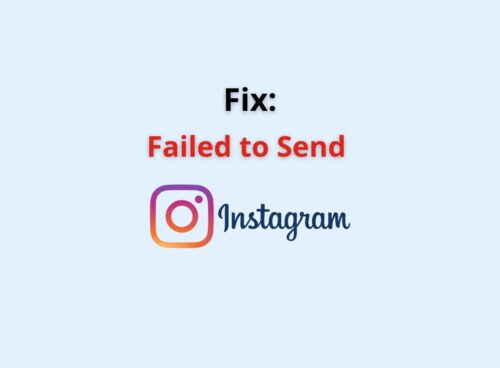 failed to send instagram