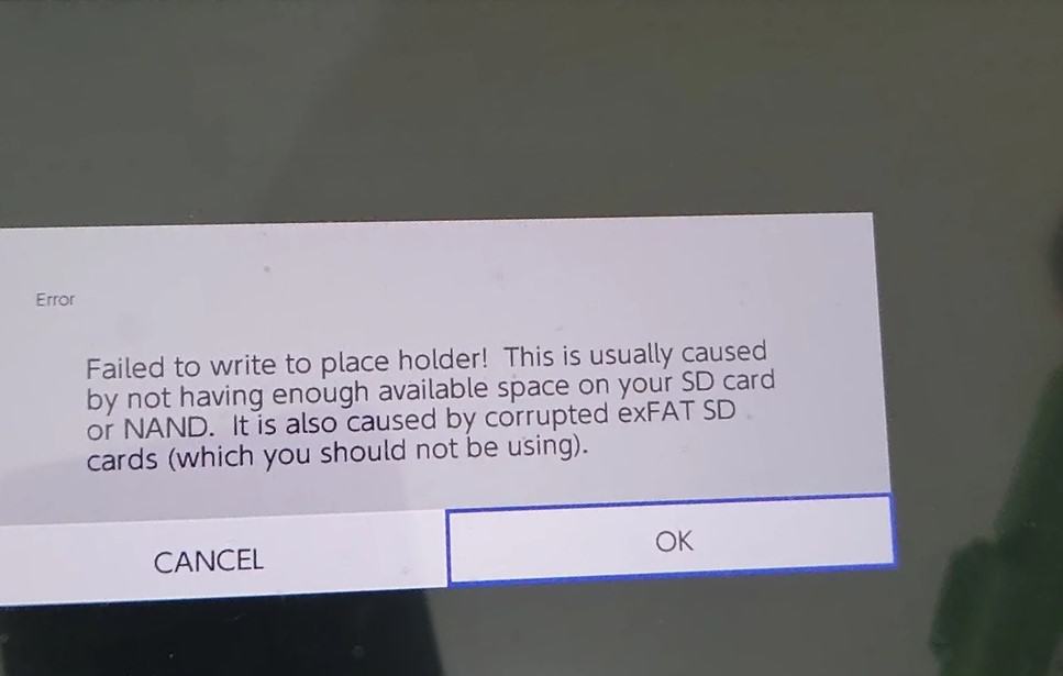 How To Fix “Failed To Write To Placeholder” On Tinfoil 2 failed to write to placeholder tinfoil